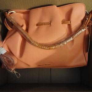 Badgely Mischka Tote In Coral